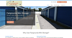 Desktop Screenshot of fairgroundsministorage.com